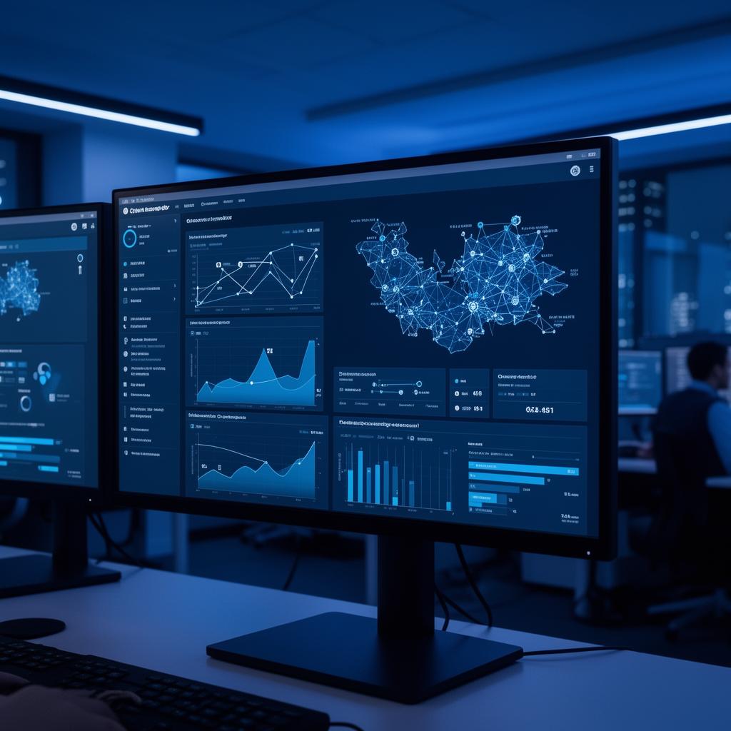 Cybersecurity analytics dashboard